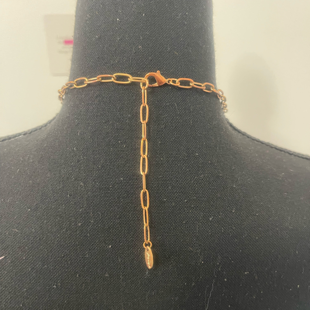 NWOT FREE PEOPLE FREE PEOPLE Maxamillion Charm Necklace In Fool In Love $48 - Picture 3 of 3